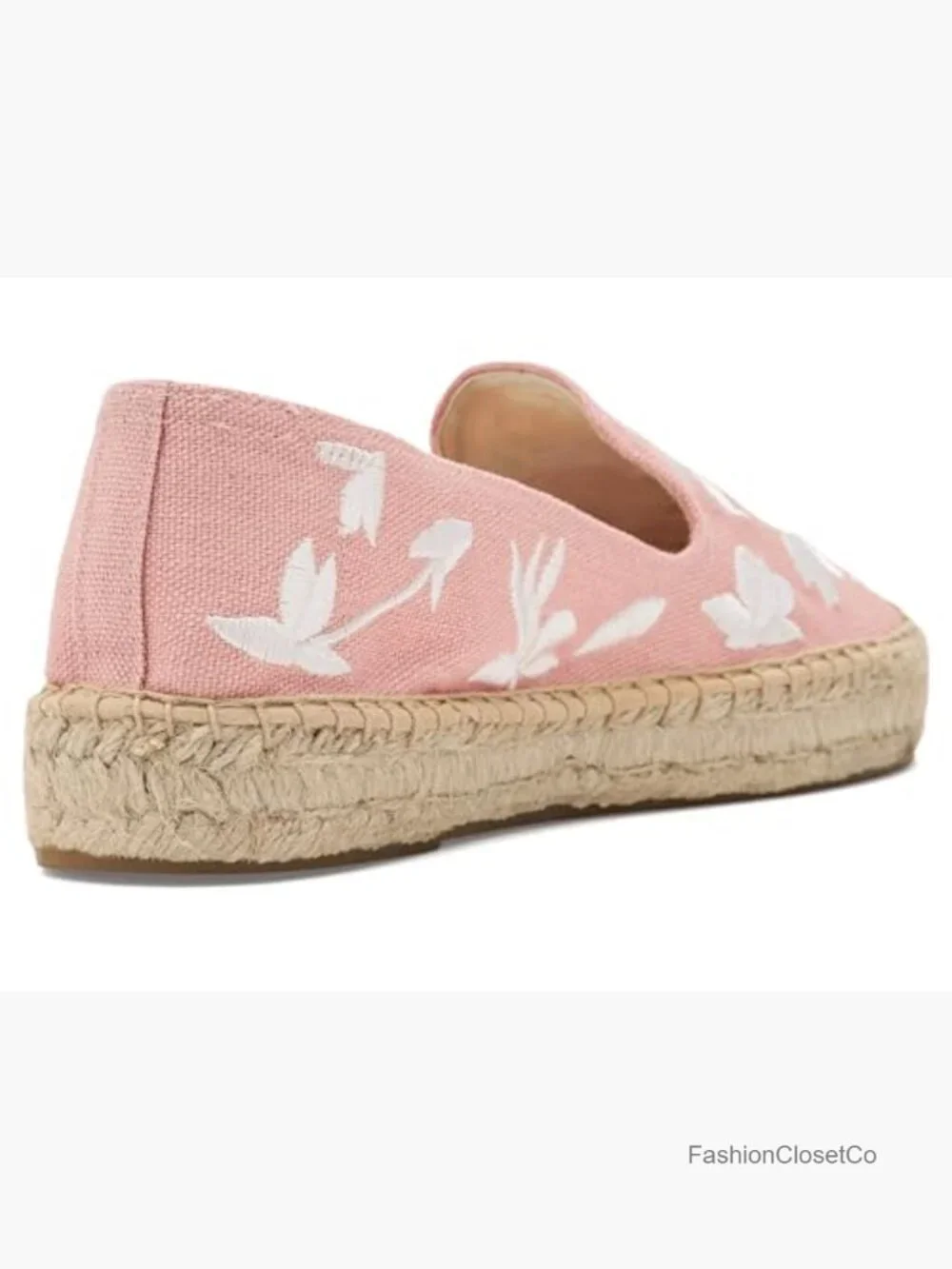 Wild Petals Smoking Platform Espadrille - Cotton Loafer Flats